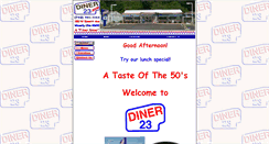 Desktop Screenshot of diner23.com